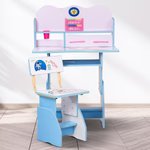 Baybee Height Adjustable Study Table for Students Kids with Chair with Drawer, Storage, Number Beads