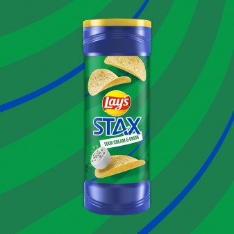 LAY’S® STAX® Sour Cream & Onion Flavored Potato Crisps